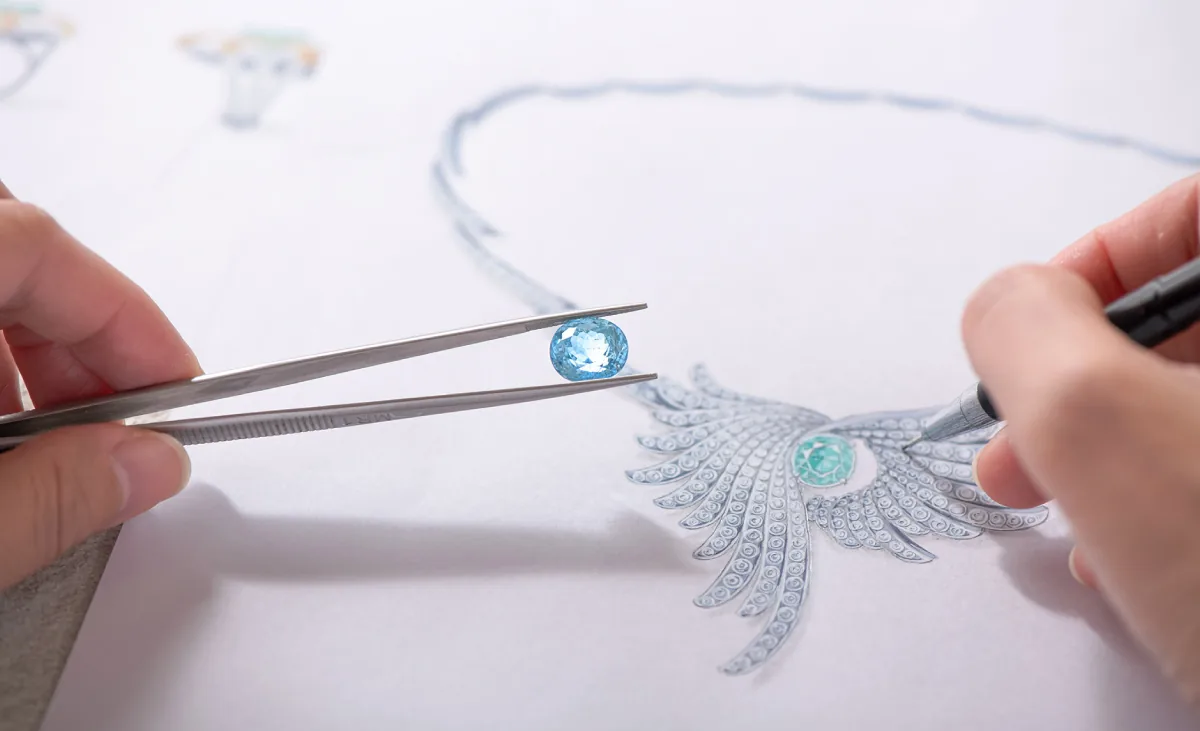 Bespoke Step 2｜Curated Unheated Gemstone Selection